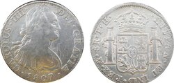 8 REALES CARLOS IV (1807)