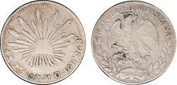 4 REALES ZACATECAS (1857)
