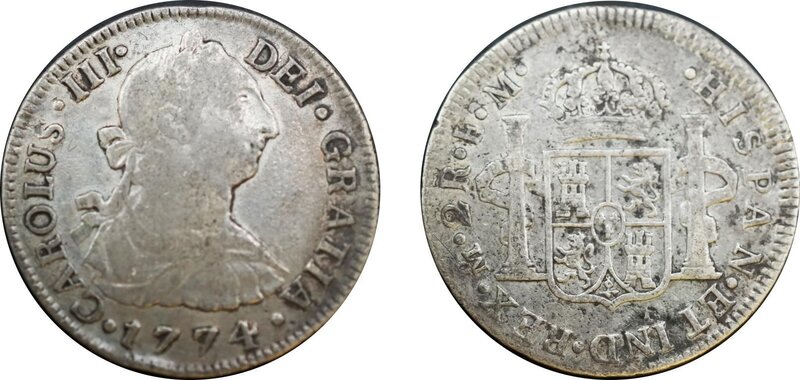 2 REALES CARLOS III (1774)