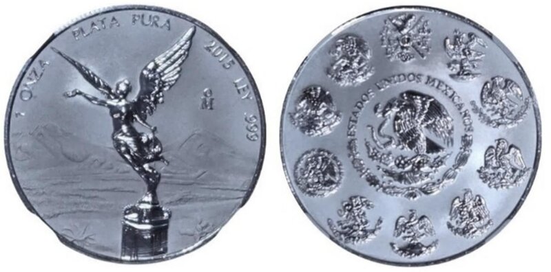 SET DE 3 PIEZAS 90 ANIVERSARIO BANCO DE MEXICO (2015)