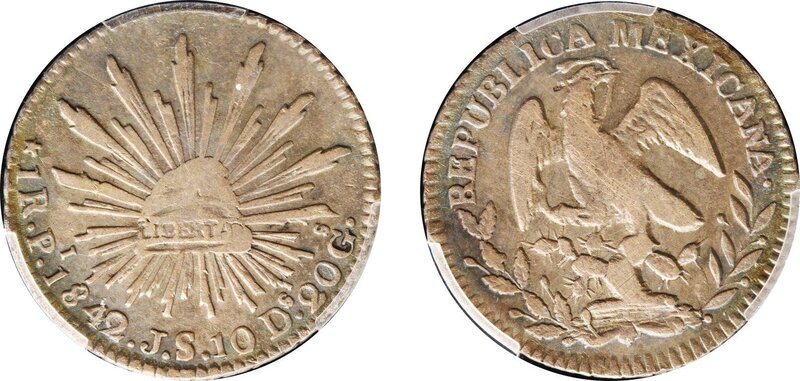 1 REAL DE SAN LUIS POTOSI (1842)