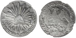 8 REALES DE DURANGO (1850)