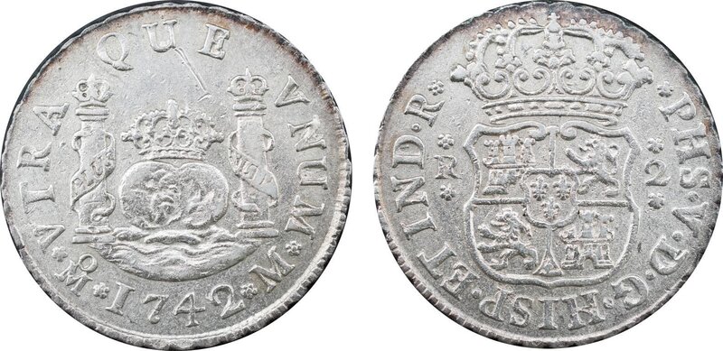 2 REALES FELIPE V (1742)