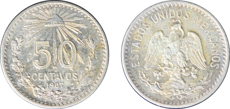 50 CENTAVOS 1907 (1907)