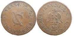 10 CENTAVOS CHICONCUATLA (1915)