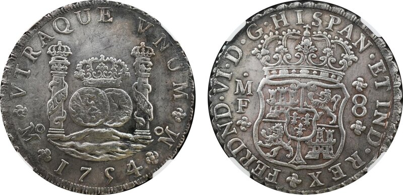 8 REALES FERNANDO VI (1754/3)