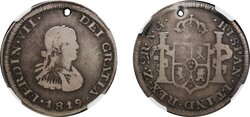 2 REALES DE ZACATECAS (1819)