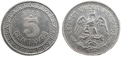 5 CENTAVOS 1913 NIQUEL (1913)