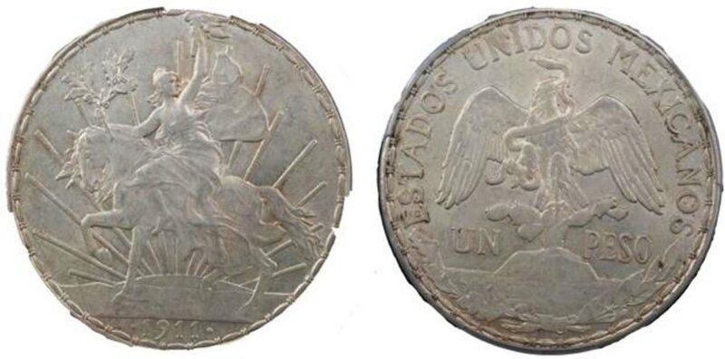 1 PESO CABALLITO 1911 (1911)