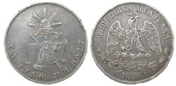 1 PESO ZACATECAS (1870)
