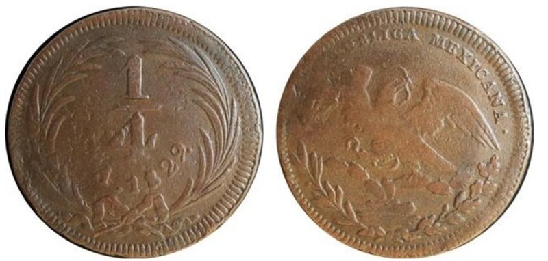 1/4 MEXICO (1829)