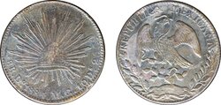 8 REALES DE DURANGO (1884)