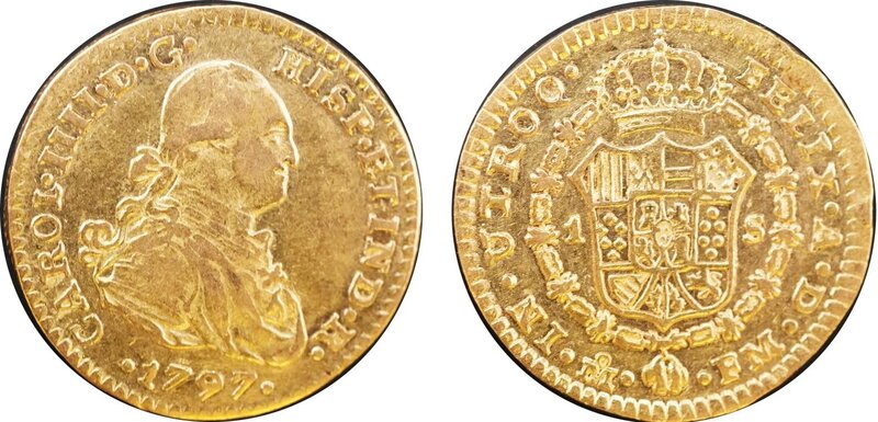 1 ESCUDO CARLOS IV (1797)