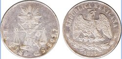1 PESO GUANAJUATO (1873)