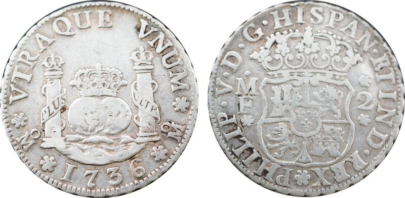 2 REALES FELIPE V (1736)