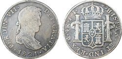 4 REALES FERNANDO VII (1821)
