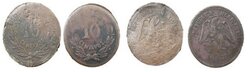 2 PIEZAS DE 10 CENTAVOS (1915)