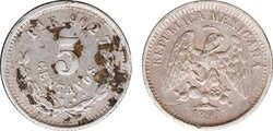 5 CENTAVOS SAN LUIS POTOSI (1891)