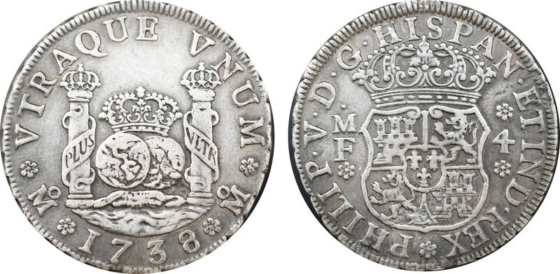 4 REALES FELIPE V (1738)