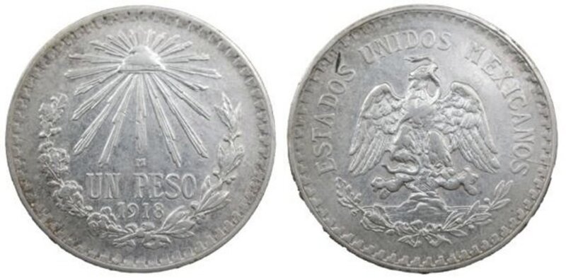 1 PESO RESPLANDOR (1918)