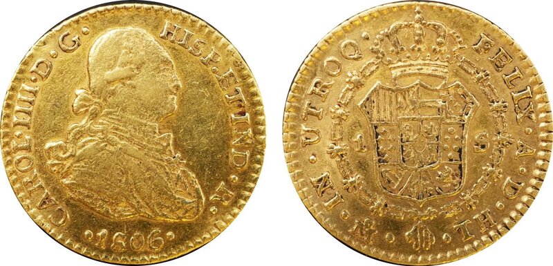 1 ESCUDO CARLOS IV (1806/5)