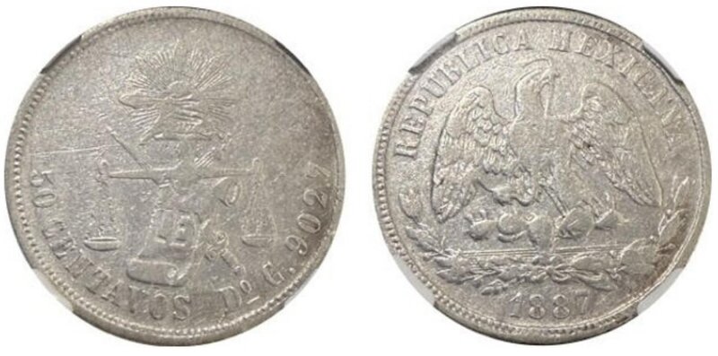 50 CENTAVOS DURANGO (1887)