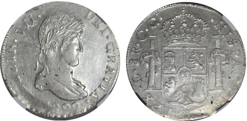 8 REALES DE DURANGO (1822)