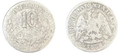 10 CENTAVOS OAXACA (1889)