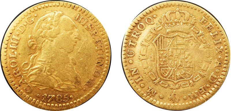 1 ESCUDO CARLOS III (1785)