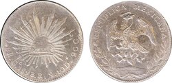 8 REALES DE GUANAJUATO (1893)