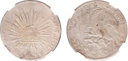 8 REALES DE CHIHUAHUA (1851/41)