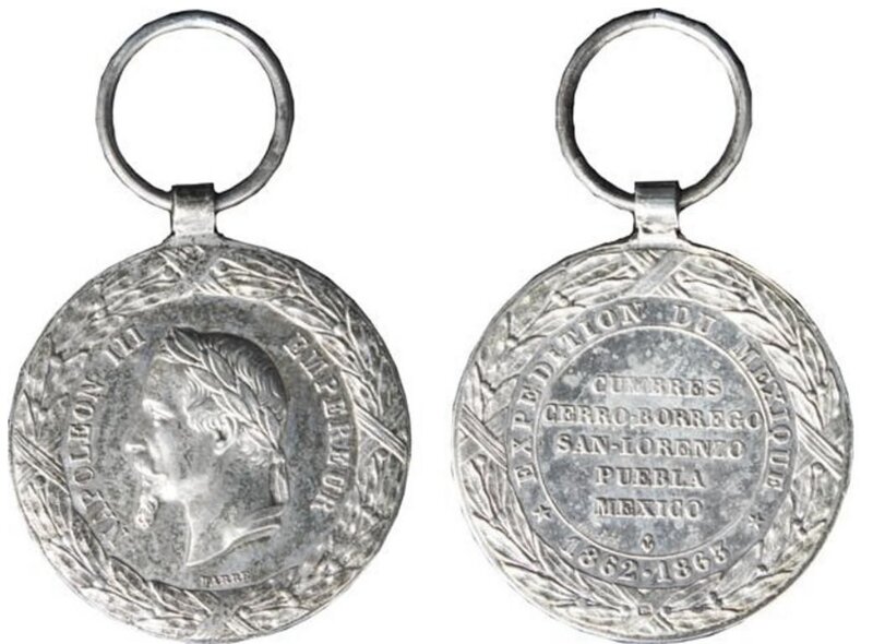 MEDALLA EXPEDICION DE MEXICO (1862-1863)