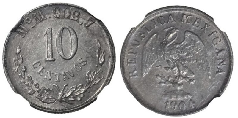 10 CENTAVOS MEXICO (1904)