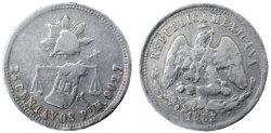 25 CENTAVOS SAN LUIS POTOSI (1883)