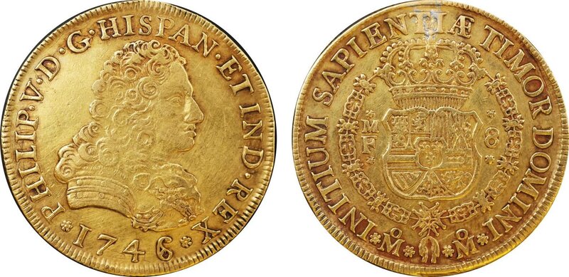 8 ESCUDOS FELIPE V (1746/5)