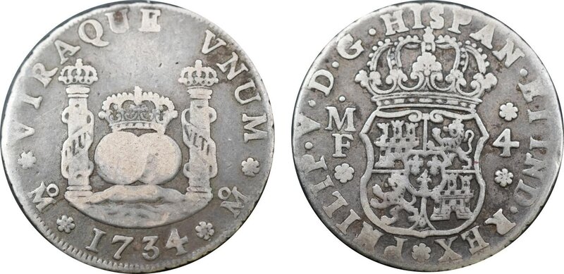 4 REALES FELIPE V (1734)