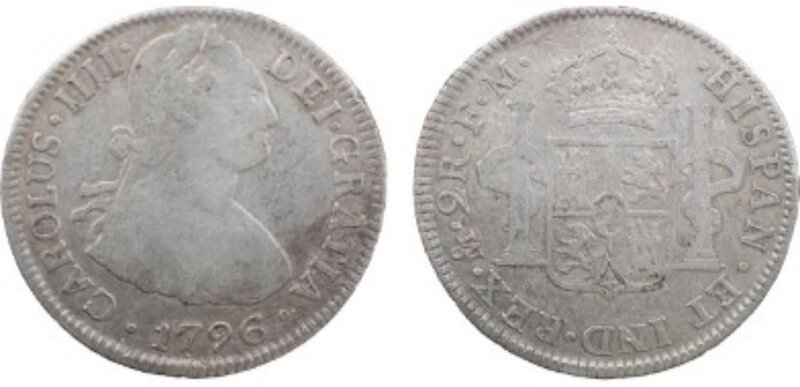 2 REALES CARLOS IV (1796)