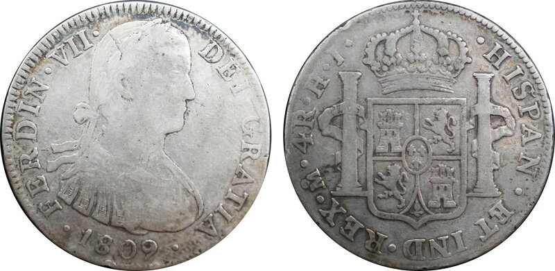 4 REALES FERNANDO VII (1809)