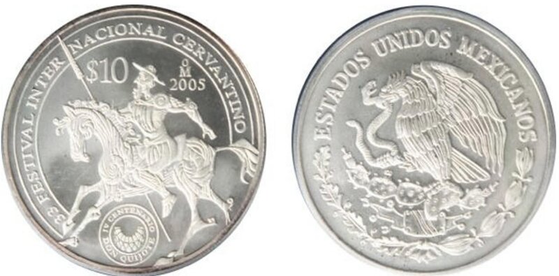 10 PESOS FESTIVAL CERVANTINO (2005)