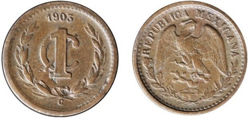 1 CENTAVO CULIACAN (1903/3)