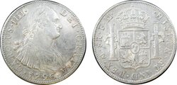 8 REALES CARLOS IV (1796)