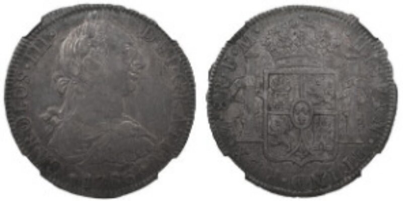 8 REALES CARLOS III (1786)