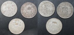 LOTE DE 3 PIEZAS DE 1 REAL (1758-1768)