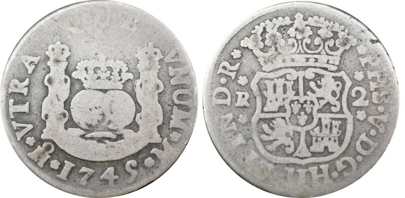 2 REALES FELIPE V (1745)