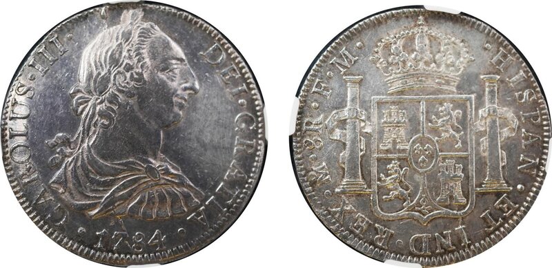 8 REALES CARLOS III (1784)